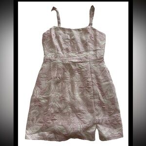 LULU’s Pink Floral Textured Dress